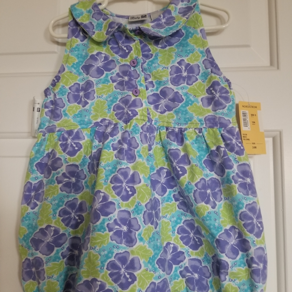 Girls Sleeveless Romper 24 mos.